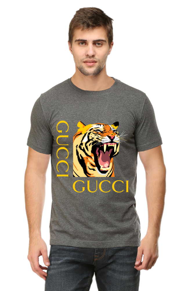 Classic Male Round Neck Half Sleeve Purple T-Shirt – Stylish & Comfortable - Image 7