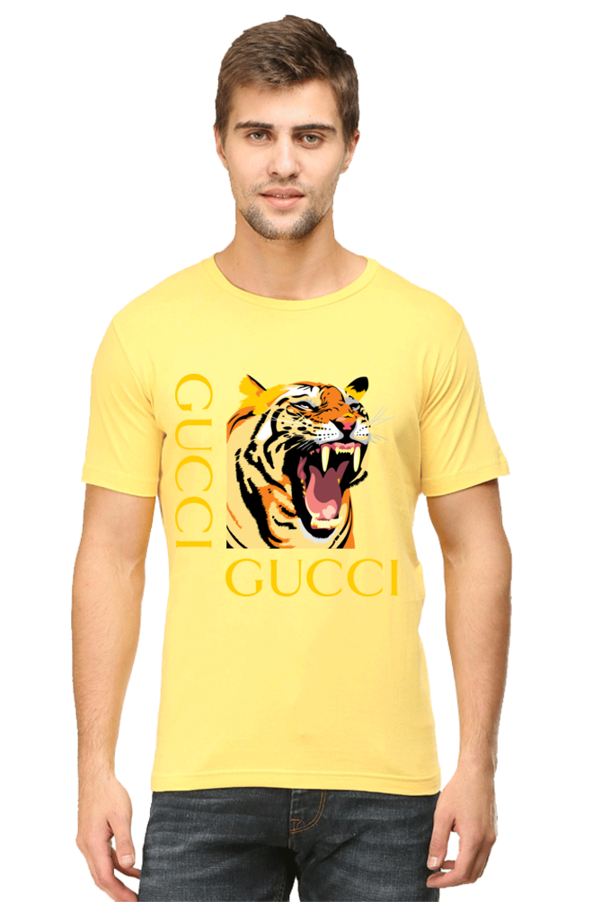 Classic Male Round Neck Half Sleeve Purple T-Shirt – Stylish & Comfortable - Image 5