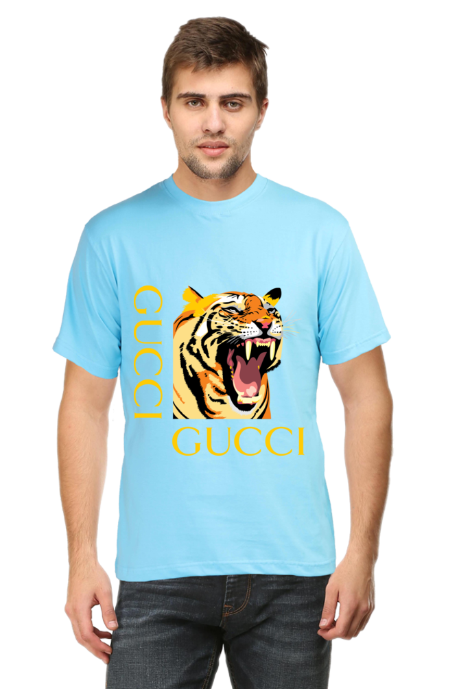 Classic Male Round Neck Half Sleeve Purple T-Shirt – Stylish & Comfortable - Image 6