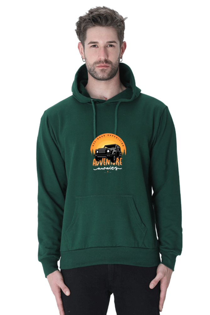 Unisex Hooded Sweatshirt - "Off Road Adventure Awaits" Hoodie - Image 5